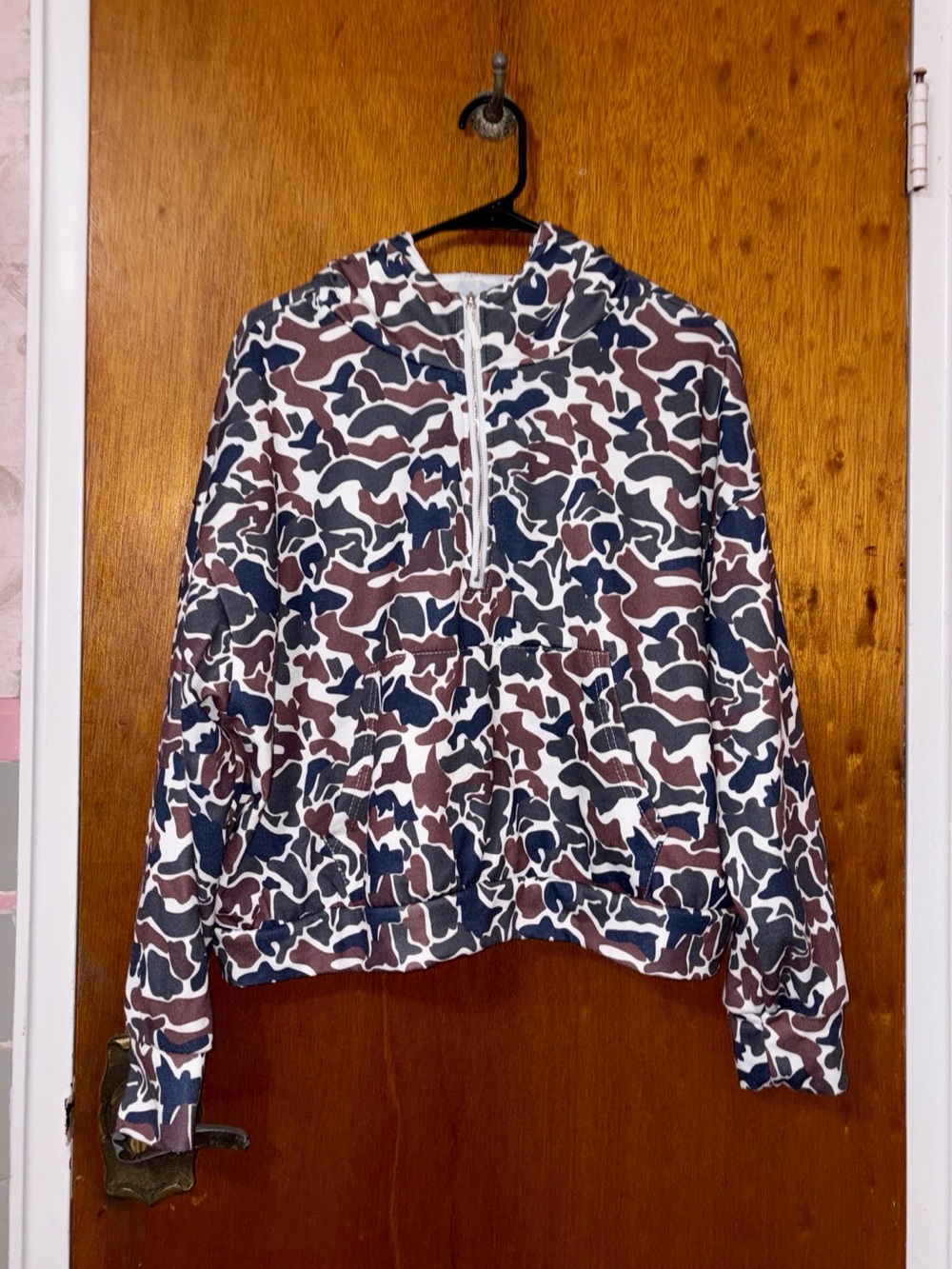 Crop Hooded Sweatshirt